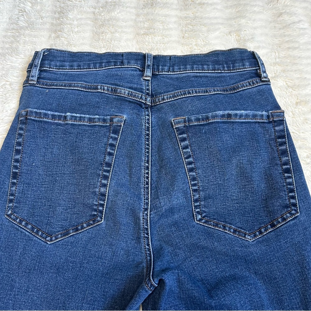 Garage High Rise Lace Up Jeans Size 7 - Picture 7 of 10
